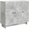 Kabalas Betono pilka 89 x 34,5 x 80 cm Apdirbta mediena