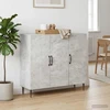 Kabalas Betono pilka 89 x 34,5 x 80 cm Apdirbta mediena