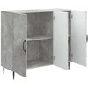 Kabalas Betono pilka 89 x 34,5 x 80 cm Apdirbta mediena