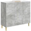 Kabalas Betono pilka 89 x 34,5 x 80 cm Apdirbta mediena