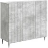 Kabalas Betono pilka 89 x 34,5 x 82 cm Apdirbta mediena