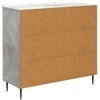 Kabalas Betono pilka 89 x 34,5 x 82 cm Apdirbta mediena