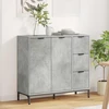 Kabalas Betono pilka 89,5 x 33 x 82 cm Apdirbta mediena
