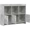 Kabalas Betono pilka 98,5 x 33 x 80 cm Apdirbta mediena