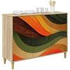Kabalas BONN Sonoma ąžuolo 102 x 33 x 75 cm Apdirbta mediena
