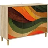 Kabalas BONN Sonoma ąžuolo 102 x 33 x 75 cm Apdirbta mediena