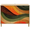 Kabalas BONN Sonoma ąžuolo 102 x 33 x 75 cm Apdirbta mediena