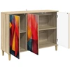 Kabalas HEESCH Sonoma ąžuolo 102 x 33 x 75 cm Apdirbta mediena
