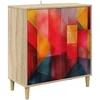 Kabalas HEESCH Sonoma ąžuolo 69 x 33 x 75 cm Apdirbta mediena