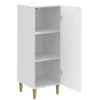Kabalas Itin blizgi balta 33 x 34,5 x 90 cm Apdirbta mediena