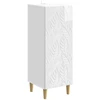 Kabalas Itin blizgi balta 33 x 34,5 x 90 cm Apdirbta mediena