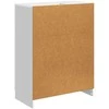 Kabalas Itin blizgi balta 66 x 34,5 x 87 cm Apdirbta mediena