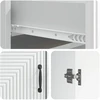 Kabalas Itin blizgi balta 66 x 34,5 x 89,5 cm Apdirbta mediena