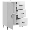 Kabalas Itin blizgi balta 66 x 34,5 x 89,5 cm Apdirbta mediena