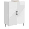 Kabalas Itin blizgi balta 66 x 34,5 x 89,5 cm Apdirbta mediena