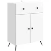 Kabalas Itin blizgi balta 66 x 34,5 x 90 cm Apdirbta mediena