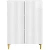 Kabalas Itin blizgi balta 66 x 34,5 x 90 cm Apdirbta mediena