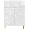 Kabalas Itin blizgi balta 66 x 34,5 x 90 cm Apdirbta mediena