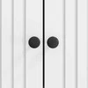 Kabalas Itin blizgi balta 66 x 34,5 x 90 cm Apdirbta mediena