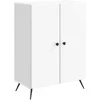 Kabalas Itin blizgi balta 66 x 34,5 x 90 cm Apdirbta mediena