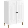 Kabalas Itin blizgi balta 66 x 34,5 x 90 cm Apdirbta mediena