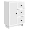 Kabalas Itin blizgi balta 66 x 34,5 x 90 cm Apdirbta mediena
