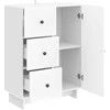 Kabalas Itin blizgi balta 66 x 34,5 x 90 cm Apdirbta mediena