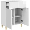 Kabalas Itin blizgi balta 66 x 34,5 x 90 cm Apdirbta mediena