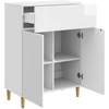 Kabalas Itin blizgi balta 66 x 34,5 x 90 cm Apdirbta mediena