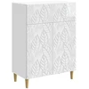 Kabalas Itin blizgi balta 66 x 34,5 x 90 cm Apdirbta mediena