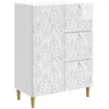 Kabalas Itin blizgi balta 66 x 34,5 x 90 cm Apdirbta mediena