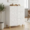 Kabalas Itin blizgi balta 66 x 34,5 x 90 cm Apdirbta mediena