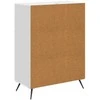 Kabalas Itin blizgi balta 66 x 34,5 x 90 cm Apdirbta mediena