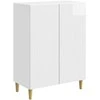 Kabalas Itin blizgi balta 66 x 34,5 x 90 cm Apdirbta mediena