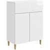 Kabalas Itin blizgi balta 66 x 34,5 x 90 cm Apdirbta mediena