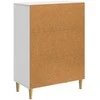 Kabalas Itin blizgi balta 66 x 34,5 x 90 cm Apdirbta mediena