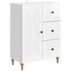 Kabalas Itin blizgi balta 66 x 34,5 x 90 cm Apdirbta mediena