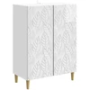 Kabalas Itin blizgi balta 66 x 34,5 x 90 cm Apdirbta mediena