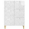 Kabalas Itin blizgi balta 66 x 34,5 x 90 cm Apdirbta mediena