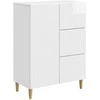 Kabalas Itin blizgi balta 66 x 34,5 x 90 cm Apdirbta mediena