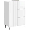 Kabalas Itin blizgi balta 66 x 34,5 x 91,5 cm Apdirbta mediena