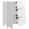 Kabalas Itin blizgi balta 66 x 34,5 x 91,5 cm Apdirbta mediena