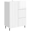 Kabalas Itin blizgi balta 66 x 34,5 x 91,5 cm Apdirbta mediena