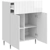 Kabalas Itin blizgi balta 66 x 34,5 x 92 cm Apdirbta mediena