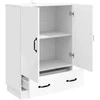 Kabalas Itin blizgi balta 66 x 34,5 x 92 cm Apdirbta mediena