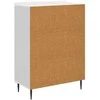 Kabalas Itin blizgi balta 66 x 34,5 x 92 cm Apdirbta mediena
