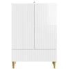 Kabalas Itin blizgi balta 66 x 34,5 x 95 cm Apdirbta mediena