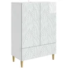 Kabalas Itin blizgi balta 66 x 34,5 x 95 cm Apdirbta mediena