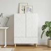 Kabalas Itin blizgi balta 66 x 34,5 x 95 cm Apdirbta mediena