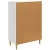 Kabalas Itin blizgi balta 66 x 34,5 x 95 cm Apdirbta mediena